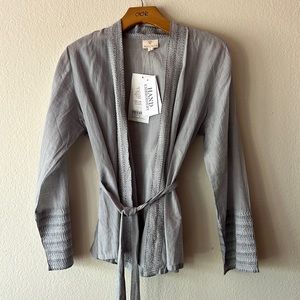 Anokhi hand embroidered size large Koyao Wrap cotton